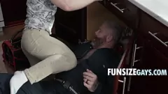 Play Hunky Plumber Gets Down and Dirty with a Twink's Pipes in a Steamy Gay Porn Scene